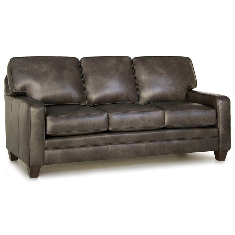 Smith brothers cheap leather couch